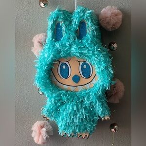 Blue Labubu Piñata
